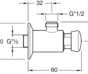 Silfra Quik Samouzavírací Nástěnný Sprchový Ventil, Chrom