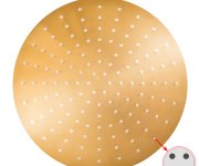 Hlavová sprcha kulatá kovová ø 30 cm s 4-otvorovými tryskami KS0001/4Z