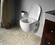 Sapho Brilla Cleanwash Závěsná Wc Mísa S Bidetovou Sprškou, Rimless, 36,5x53cm, Bílá