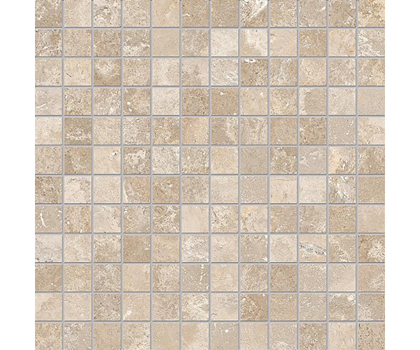 Mozaika jako beton EdimaxAstor Echoes Mosaico Deep 30x30 Matt. Rett. (2,5x2,5) - béžová