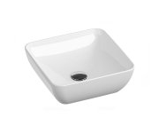 Umyvadlo Uni Slim 38 S - Umyvadlo Uni Slim S 38, bez otvoru pro baterii, bez přepadu, bílá XJX01138001