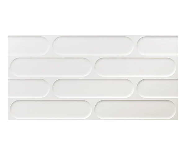 Vzorovaný dekor Fioranese FIO.BISCUIT Bianco 30,2x60,4 - bílá