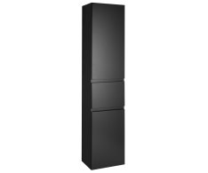 Aqualine Altair Vysoká Skříňka S Košem 40x184x31cm, černá Mat, Pravá