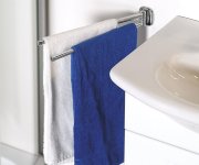 Aqualine Rumba Dvojitý Držák Ručníků Otočný 450mm, Chrom