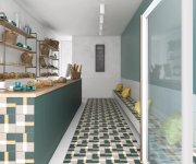 Dlažba Equipe Bauhome Glacier 20x20 - antracitová