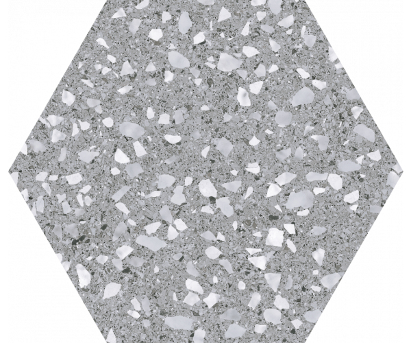 Dlažba jako kámen Codicer Hex 25 Venice Silver RD3