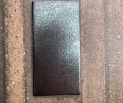Metalické obklady Deceram Indian Slate Black 7,5x15,1