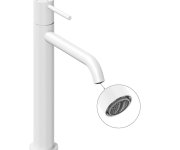Umyvadlová stojánková baterie Espirit BeCool ES 014.01 - ES 014.11WV Umyvadlová stojánková baterie BeCool 250 mm bez výpusti, White Velvet X070400