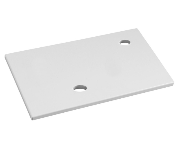 Sapho Minor Deska Pod Umývátko 40x22,5cm, Baterie Vpravo, Litý Mramor, Bílá