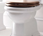 Kerasan Retro Wc Sedátko Soft Close, Ořech/bronz