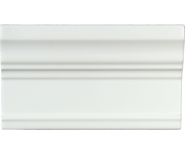 Retro sokl Grazia Boiserie Finale Bianco 12x20 Matt. - bílá