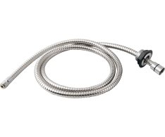 Sapho Sprchová Průchodka Na Okraj Vany Včetně Hadice  F1/2"-m3/8", Kulatá, Chrom