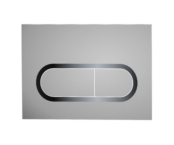 Ovládací tlačítko Chrome - WC tlačítko Chrome, satin