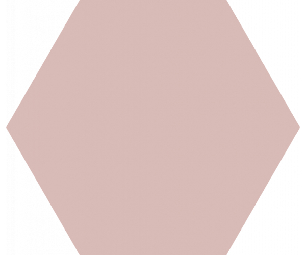 Dlažba Codicer Basic Rose Hex 25 22x25 - růžová
