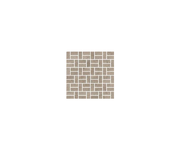 Dlažba jako kámen Coem Versatile Stone Mosaic Brick 2x5 Argilla 30,2x30,2 Natt. Rett. - šedá