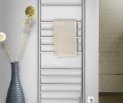 Sapho Redondo Elektrický Sušák Ručníků, Kulatý, 600x1500 Mm, 130 W, Nerez Lesk