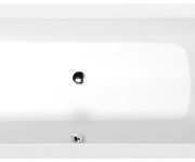 Polysan Mimoa Slim Obdélníková Vana 170x75x39cm, Bílá