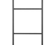 Sapho Ska Sušák Ručníků Na Opření 420x1700x20mm, černá Mat