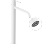 Umyvadlová stojánková baterie Espirit ES 015.00 - ES 015.10WV Umyvadlová stojánková baterie 340 mm bez výpusti, White Velvet X070237