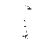 Sprchový sloup termostatický vanový Spring SG 092 - SG 092.20BLM Sprchový sloup vanový s termostatickou baterií, posuvný, se sprchovým setem, černá matná X070557