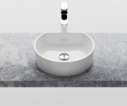 Umyvadlo Moon 1C - Umyvadlo Moon 1C, bez otvoru pro baterii, bez přepadu XJN01300001