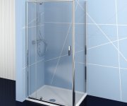 Polysan Easy Obdélník/čtverec Sprchový Kout Pivot Dveře 800-900x900mm L/p Varianta