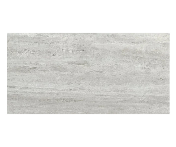 Dlažba jako mramor APE Wabi Sabi Travertino Silver Pol. 30x60 Rett. - šedá