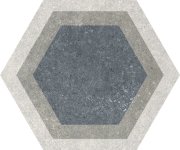 Dlažba jako kámen Codicer Traffic Hex Combi Grey Mix 22x25