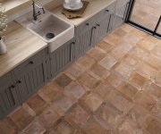 Dlažba jako cihla APE Menorca Terra 20x20 - cihlová