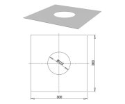 Samolepicí hydroizolace vpusti - Samolepicí hydroizolace vpusti 30x30 X01572