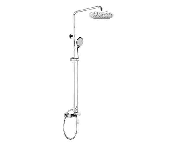 Mereo Eve Sprchová Baterie S Talířovou Kulatou Slim Sprchou ø 250 Mm, Nerez