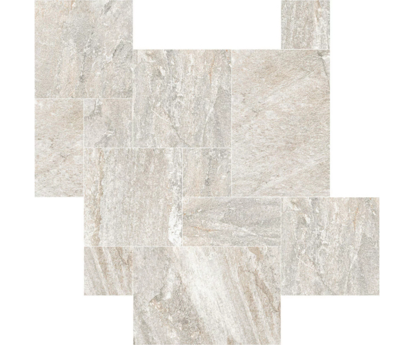 Dlažba jako kámen Codicer Oberon White Modular 44x66 - šedá