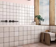 Obklad Equipe La Riviera Blanc 13,2x13,2 - bílá