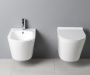 Sapho Paco Bidet Závěsný, 36x52cm, Bílá