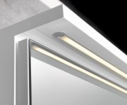 Aqualine Kawa Strip Galerka S Led Osvětlením 50x70x22cm, Bílá