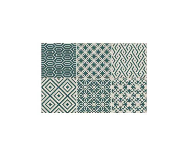 Retro dekor Elios Clay Pattern Ocean 10x10 Decoro