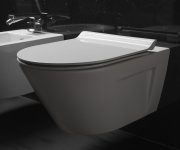 Gsi Norm Závěsná Wc Mísa, Geniusflush, 36x55cm, Bílá Extraglaze