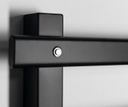 Sapho Elcor Elektrický Sušák Ručníků 480x520x50 Mm, 63 W, černá Mat