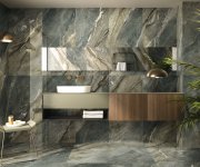 Dlažba jako kámen APE Brazil Green 120x120 Pol. Rett.  - zelená