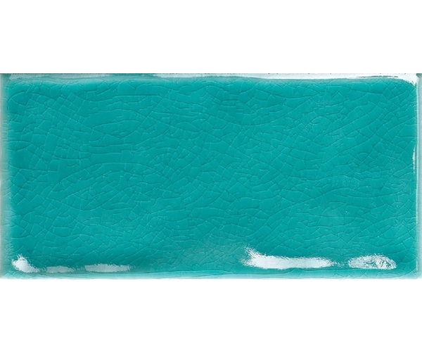 Retro obklad Tonalite Kraklé tavella acqua 7,5x15 - tyrkysová