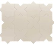 Dlažba Equipe Porto Cross Taupe 12x12 - bílá