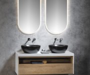 Sapho Minox Oválné Zrcadlo S Led Osvětlením 50x100cm