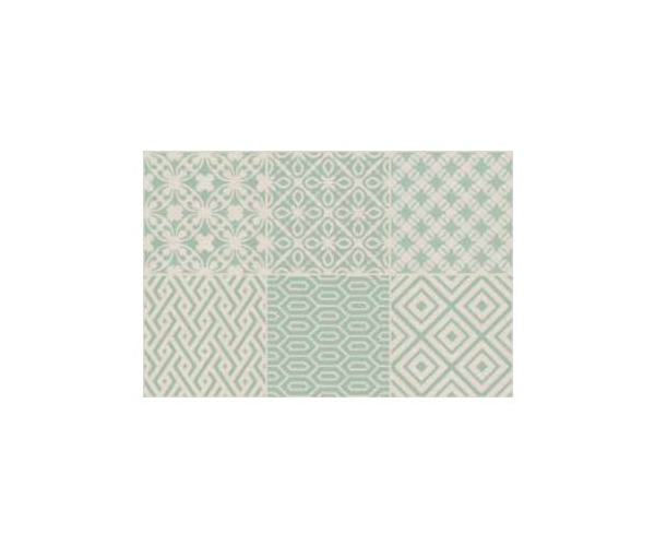 Retro dekor Elios Clay Pattern Aqua 10x10 Decoro