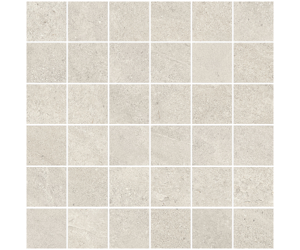 Mozaika jako kámen Sant Agostino Bergstone Mosaico Pearl 30x30 Nat. Rett. - šedá