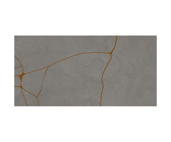Dlažba jako beton Fioranese Kintsugi Storm HIBI 60,4x120,8 Nat. Rett. - šedá