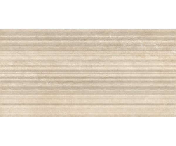 Dekor jako kámen Piemme Limestone French Beige Ribbed 60x120 Nat. Rett. - béžová