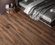 Dlažba jako dřevo Sant Agostino Barkwood Cherry RT 20x120 - hnědá