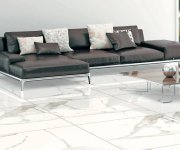 Dlažba jako mramor Deceram I Marmi Marble White Polished 80x80 - bílá