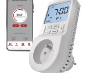 Emos Zásuvkový Termostat S Funkcí Digitální Spínací Zásuvky S Wifi