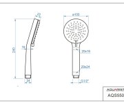 Sprchový Set S Podomítkovou Baterií Dakota DAK166-SET2